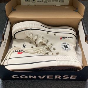 Converse platform custom “Made with ♥️”